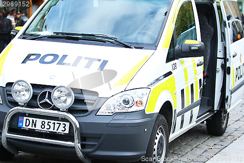 Image of Norwegian Police Car