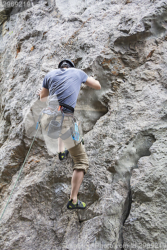 Image of Free climbing