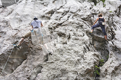 Image of Rock climbing