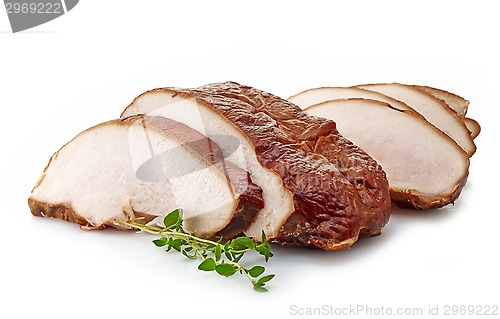 Image of Sliced chicken meat