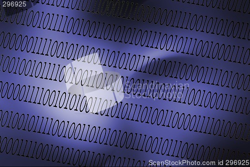 Image of binary abstract background