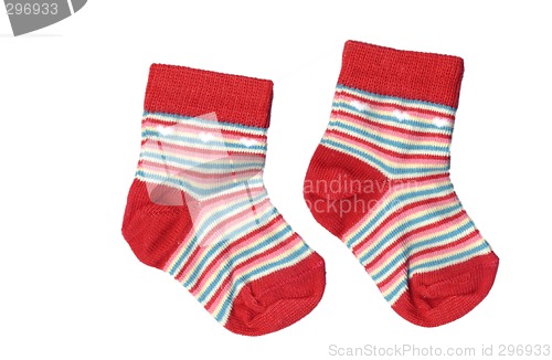 Image of toddlers socks isolated