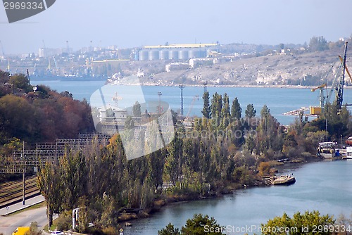 Image of sea harbour Sevastopol