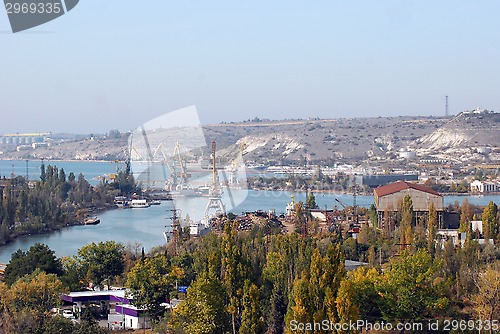 Image of sea harbour Sevastopol