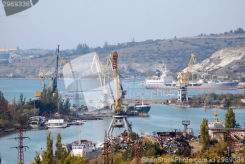 Image of sea harbour Sevastopol