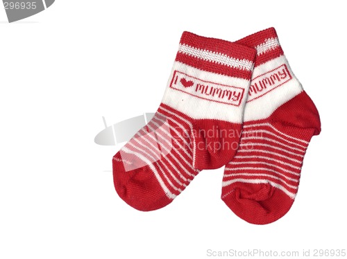 Image of toddlers socks isolated