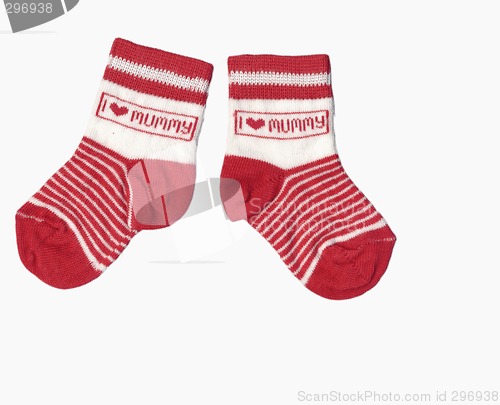 Image of toddlers socks isolated