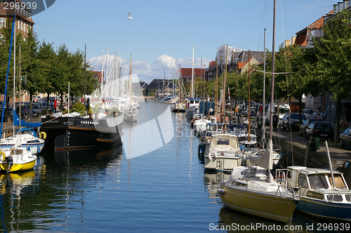 Image of Christianshavn canal in Copenhagen