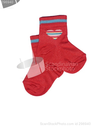 Image of toddlers socks isolated