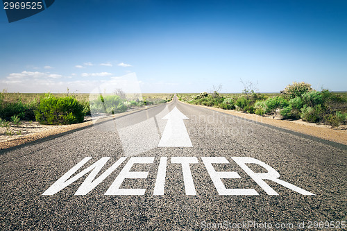 Image of road to horizon