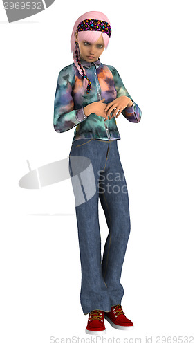 Image of Teenager Girl