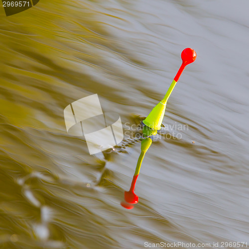 Image of Fishing float floating