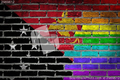 Image of Dark brick wall - LGBT rights - Papua New Guinea