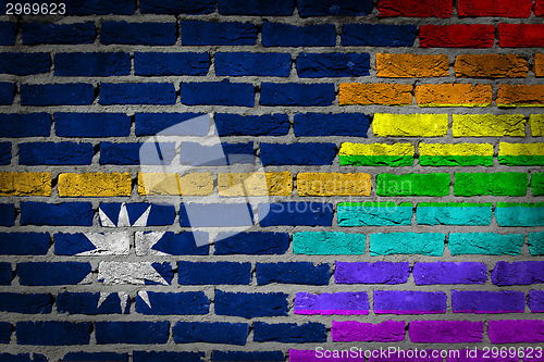 Image of Dark brick wall - LGBT rights - Nauru