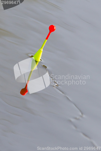 Image of Fishing float floating