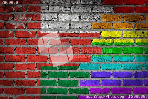 Image of Dark brick wall - LGBT rights - Oman