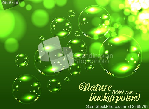 Image of Bubble soap background