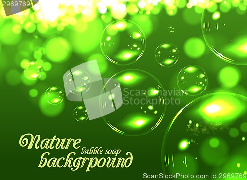 Image of Bubble soap background