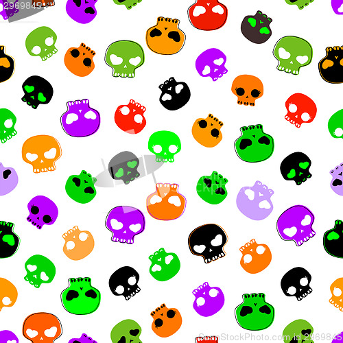 Image of halloween seamless pattern