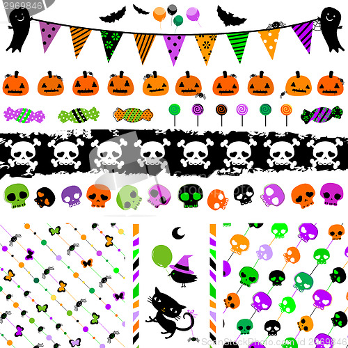 Image of halloween party set