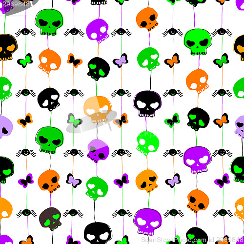 Image of halloween seamless pattern