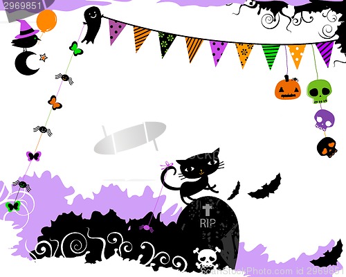 Image of halloween party design