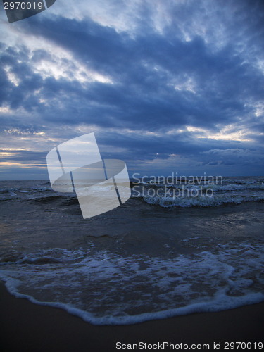 Image of wave in the Baltic Sea