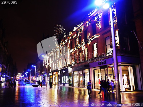 Image of light on the modern building background