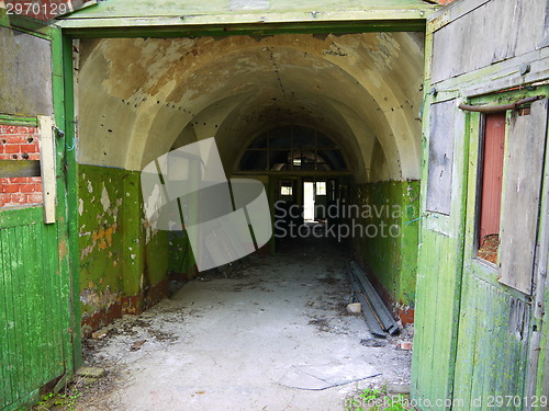 Image of Interior of an abandoned Soviet military base