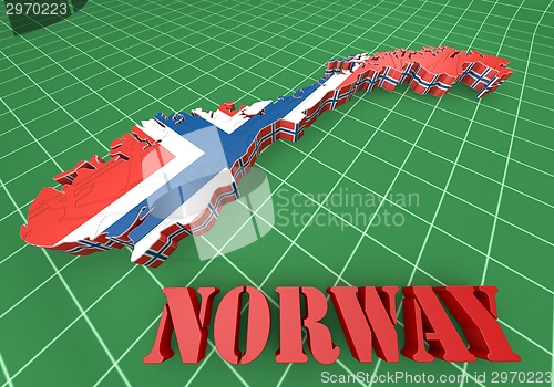 Image of Map illustration of Switzerland
