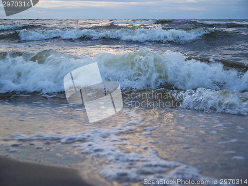 Image of wave in the Baltic Sea