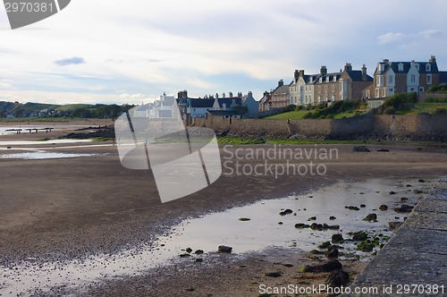 Image of Bay in the Scotland, empty beach