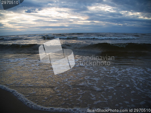Image of wave in the Baltic Sea