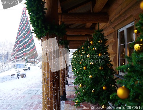 Image of Christmas Tree in Lido restaraunt