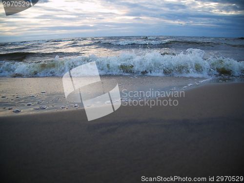Image of wave in the Baltic Sea