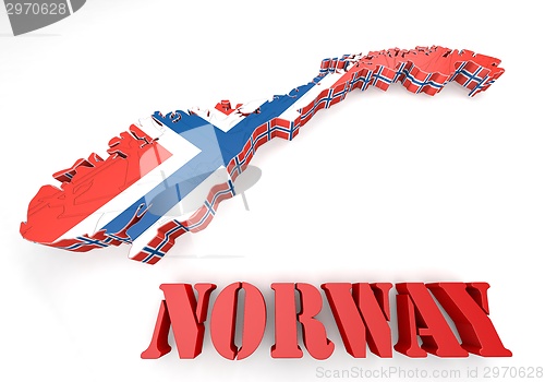 Image of Map illustration of Switzerland