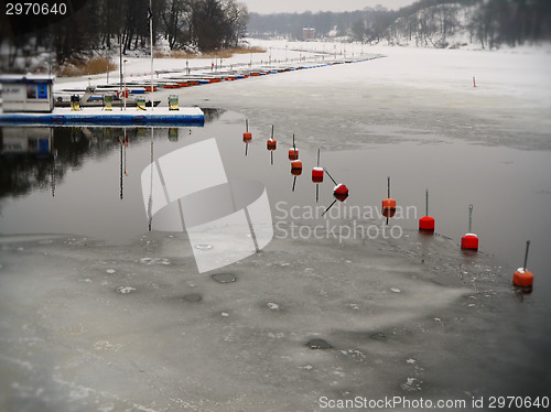 Image of Frozen river