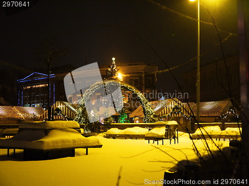 Image of Christmas market in Riga, Latvia