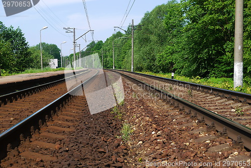 Image of Line of railway