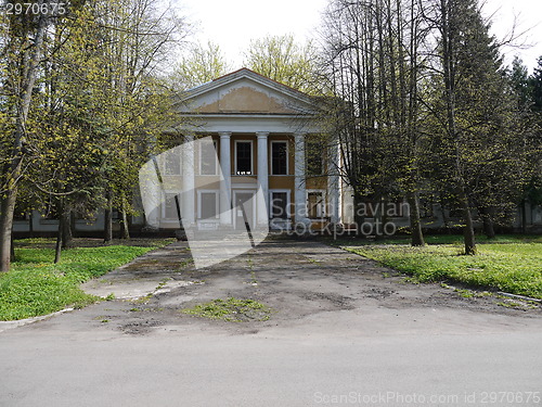 Image of Interior of an abandoned Soviet military base