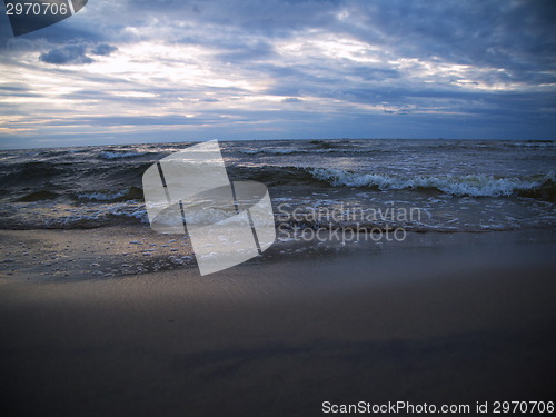 Image of wave in the Baltic Sea