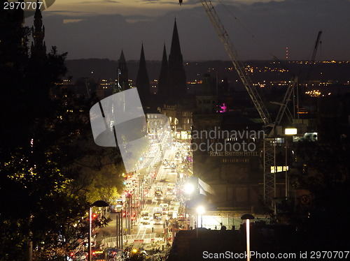 Image of City street at night