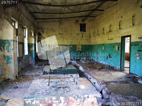 Image of Interior of an abandoned Soviet military base