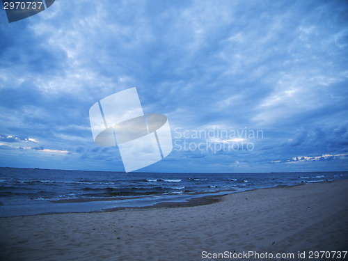 Image of wave in the Baltic Sea