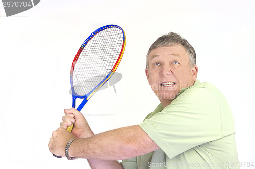 Image of Returning Serve Tennis Player
