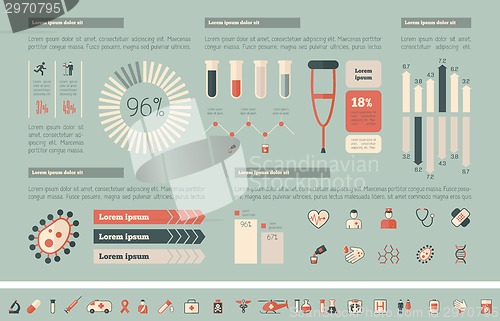 Image of Medical Infographic Template.