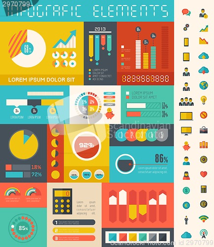 Image of IT Industry Infographic Elements