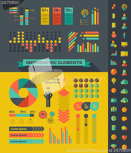 Image of IT Industry Infographic Elements