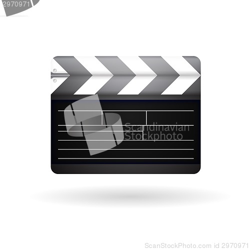 Image of Vector illustration of clapboard