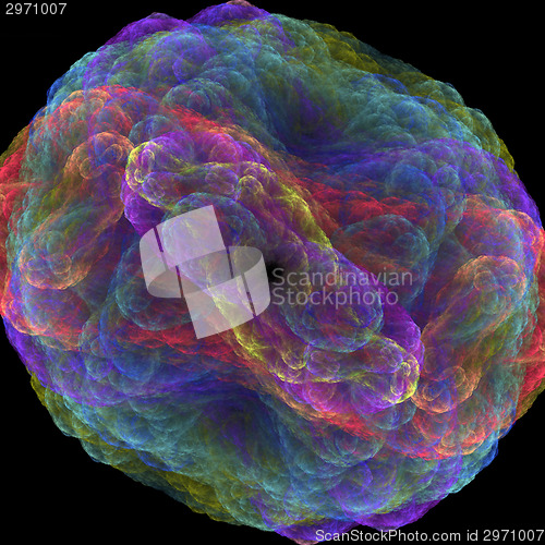 Image of Symmetrical growth of bacteria